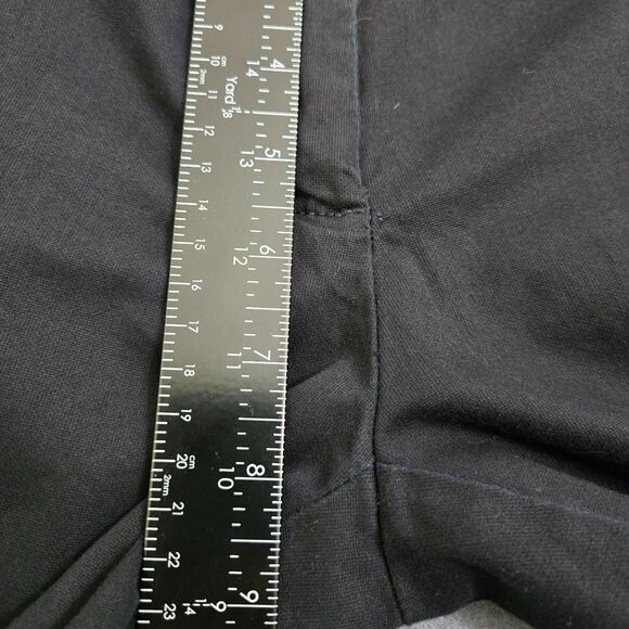 J. Crew Outlet Women 2 Black Tapered Leg Low Rise Chino Pants - Picture 8 of 9